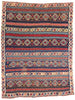 7 x 8 Antique Caucasian Shirvan Kilim Rug 78952
