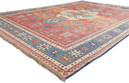 10 x 13 Vintage Caucasian Soumak Rug 78954