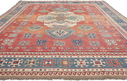 10 x 13 Vintage Caucasian Soumak Rug 78954