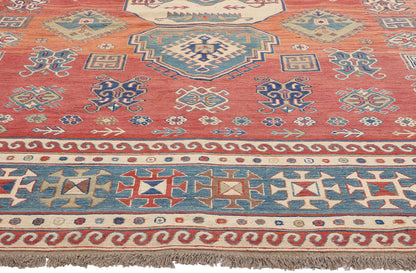 10 x 13 Vintage Caucasian Soumak Rug 78954