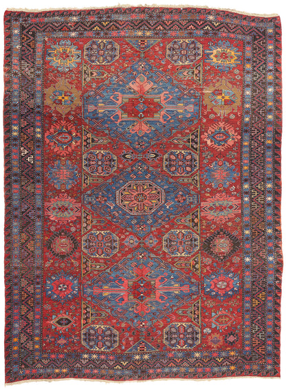 8 x 11 Antique Caucasian Soumak Rug 78953
