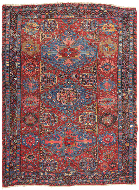 8 x 11 Antique Caucasian Soumak Rug 78953