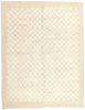 9 x 12 Modern Beige Checkered Moroccan Rug 81071