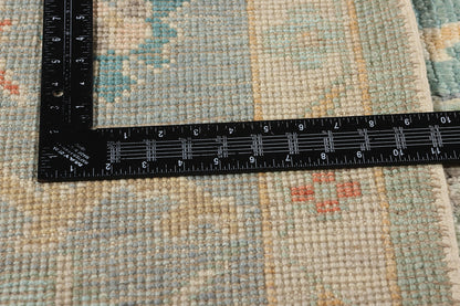 8 x 10 Modern Green Turkish Oushak Rug 53961