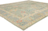 8 x 10 Modern Green Turkish Oushak Rug 53961