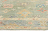 8 x 10 Modern Green Turkish Oushak Rug 53961