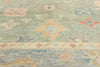 8 x 10 Modern Green Turkish Oushak Rug 53961
