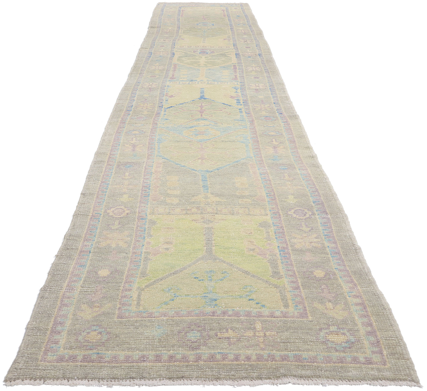 3 x 18 Modern Turkish Oushak Rug 53968