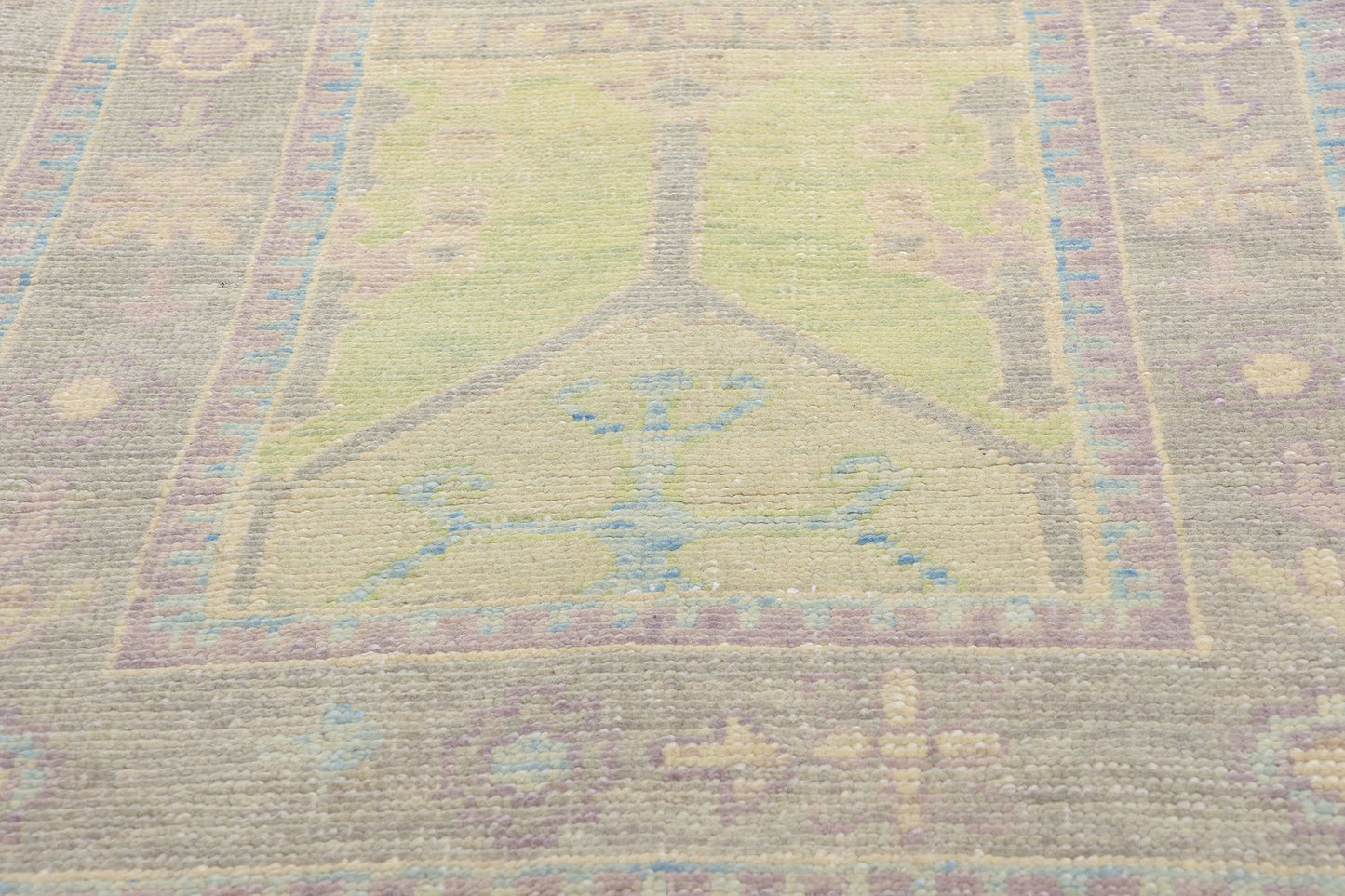 3 x 18 Modern Turkish Oushak Rug 53968
