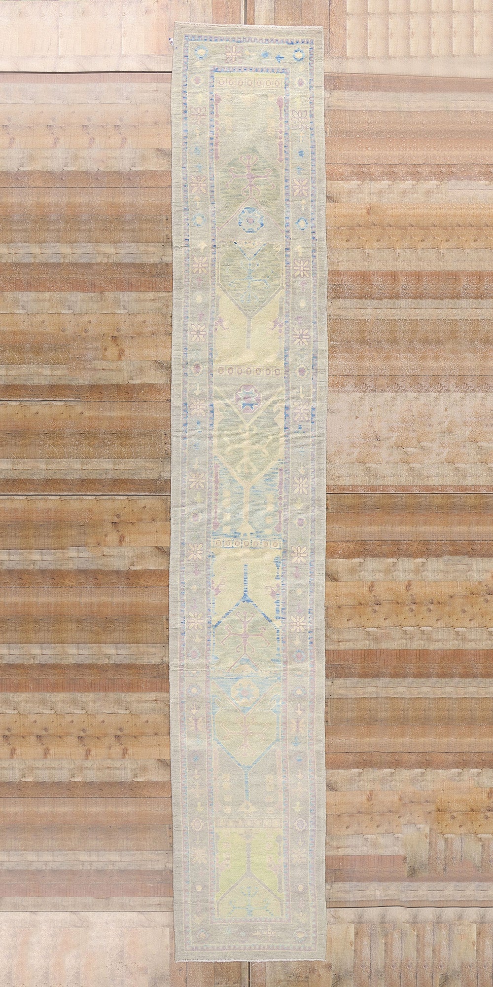 3 x 18 Modern Turkish Oushak Rug 53968