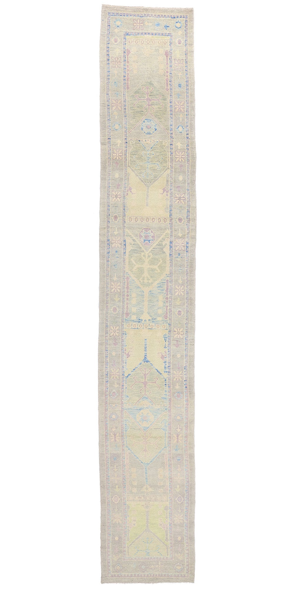 3 x 18 Modern Turkish Oushak Rug 53968
