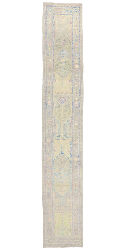 3 x 18 Modern Turkish Oushak Rug 53968