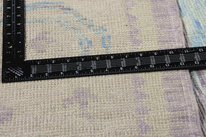 10 x 14 Modern Lavender Turkish Oushak Rug 53978