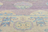 10 x 14 Modern Lavender Turkish Oushak Rug 53978