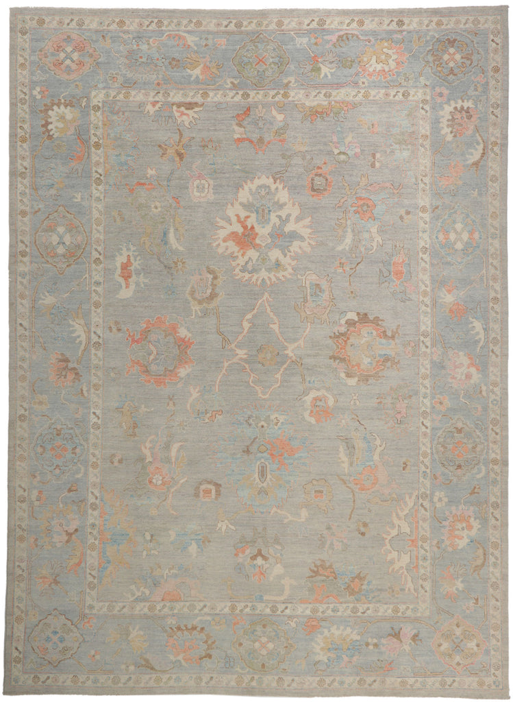 10 x 14 Modern Oushak Rug 80922