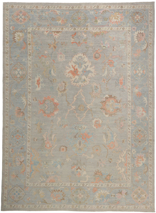 10 x 14 Modern Oushak Rug 80922