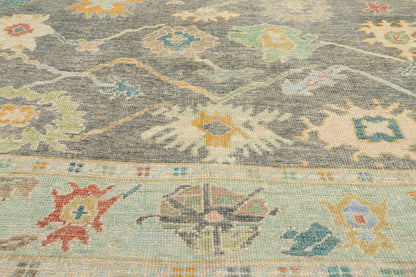10 x 14 Colorful Turkish Oushak Rug 53958
