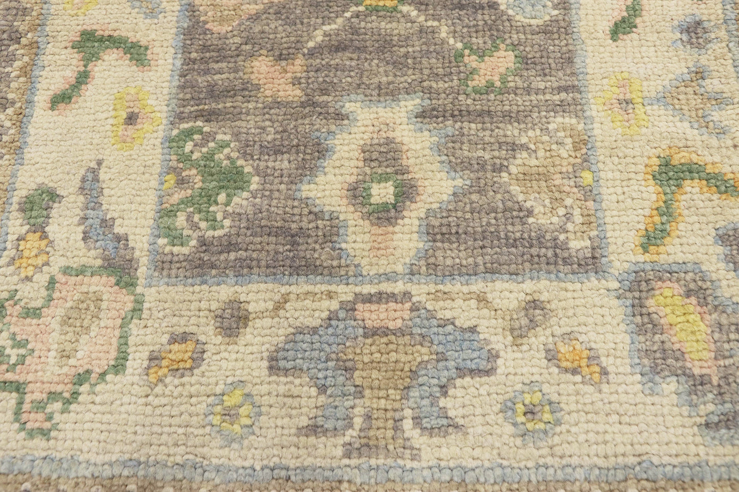 2 x 4 - Gray Turkish Oushak Rug - 53600