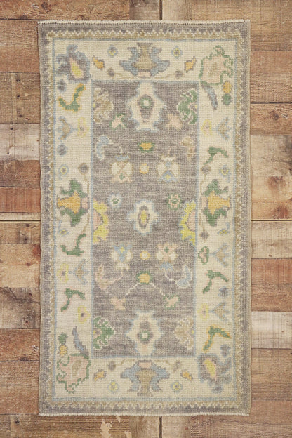 2 x 4 - Gray Turkish Oushak Rug - 53600