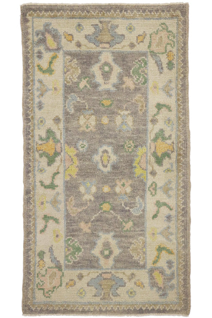 2 x 4 Colorful Turkish Oushak Rug 53600