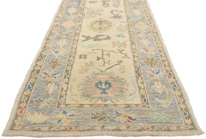 3 x 16 Colorful Turkish Oushak Rug 53962