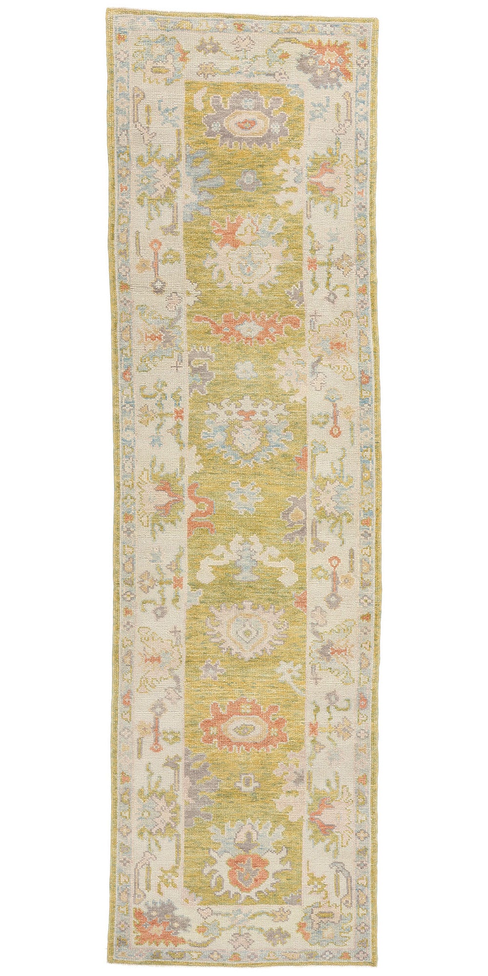 3 x 19 Colorful Modern Turkish Oushak Rug 53947