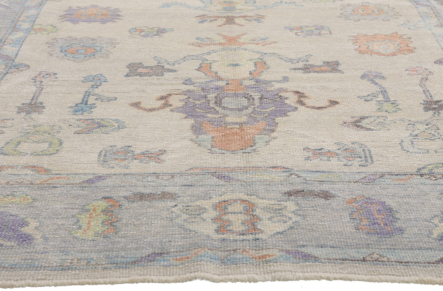 7 x 10 Modern Colorful Turkish Oushak Rug 54003