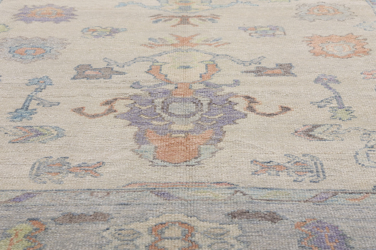 7 x 10 Modern Colorful Turkish Oushak Rug 54003