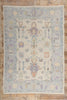7 x 10 Modern Colorful Turkish Oushak Rug 54003