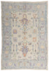 7 x 10 Modern Colorful Turkish Oushak Rug 54003