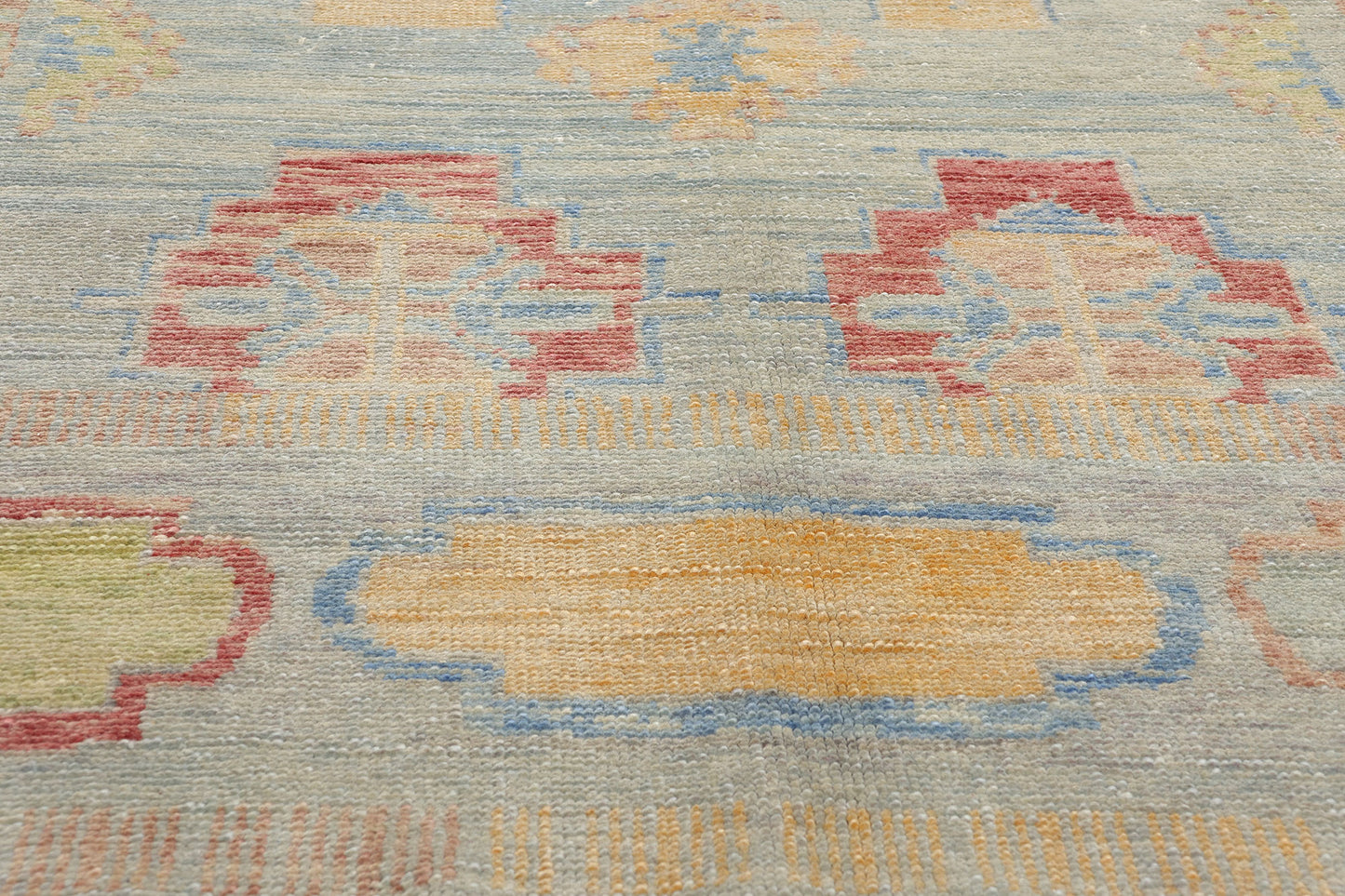 9 x 12 Modern Turkish Oushak Rug 53966