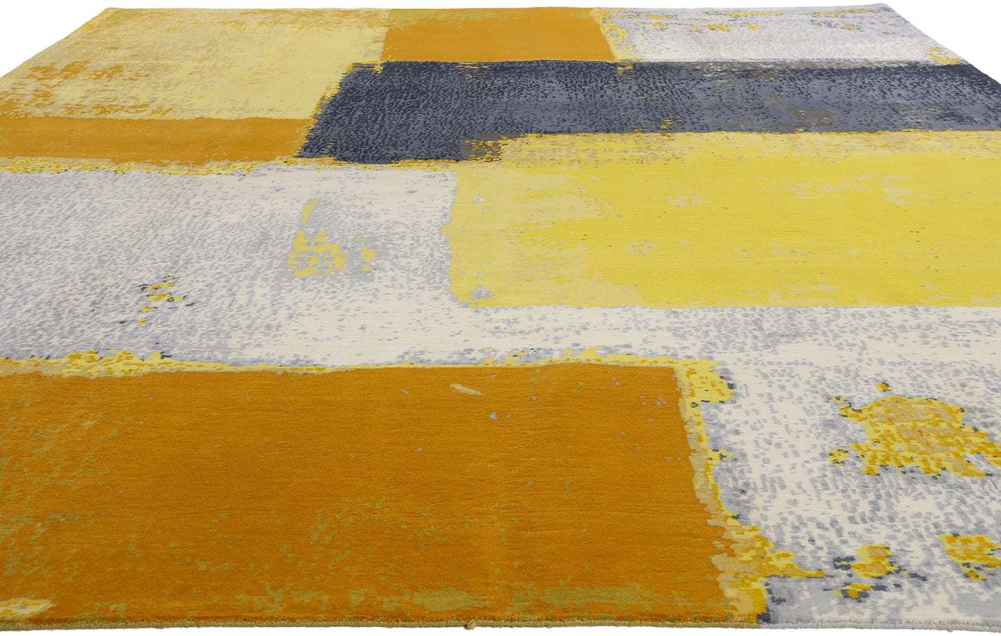 9 x 12 Contemporary Abstract Indian Rug 30312
