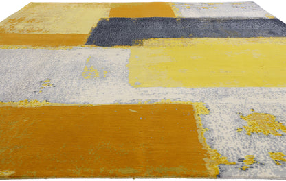 9 x 12 Contemporary Abstract Indian Rug 30312