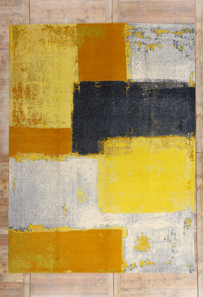 9 x 12 Contemporary Abstract Indian Rug 30312