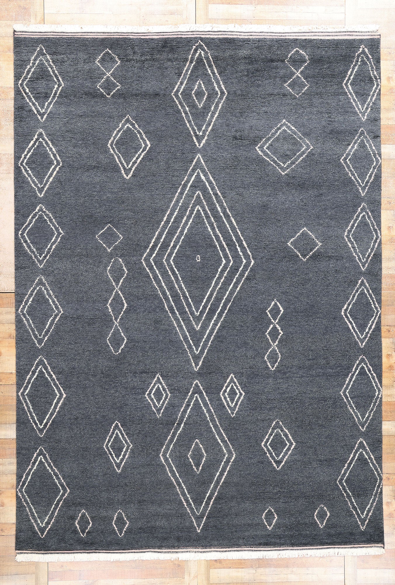 10 x 14 Celestial Nightfall Modern Moroccan Rug 31283