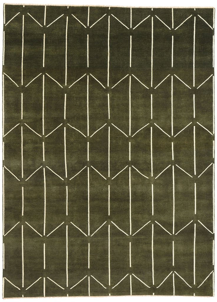 9 x 12 Modern Geometric High-Low Rug 31185