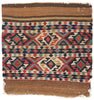 3 x 3 Antique-Worn Caucasian Shirvan Kilim Rug 78998