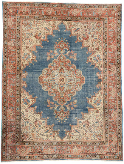 5 x 7 Antique Persian Tabriz Rug 60876