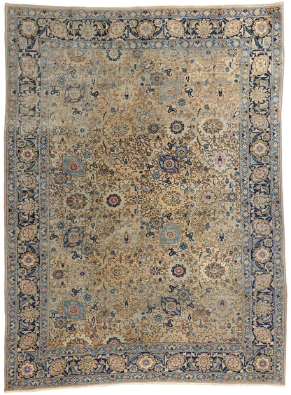 7 x 10 Antique Persian Tabriz Rug 90000