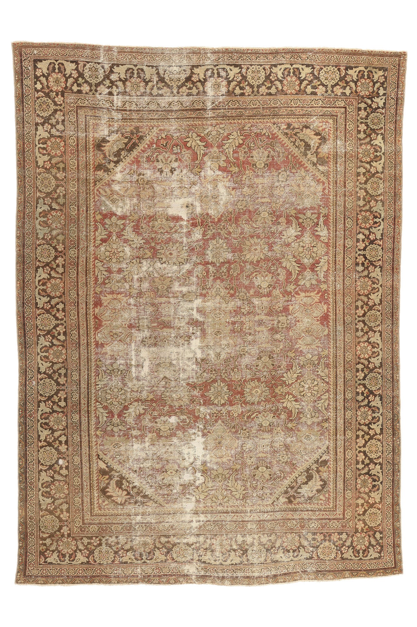 9 x 12 Antique Persian Mahal Rug 76822