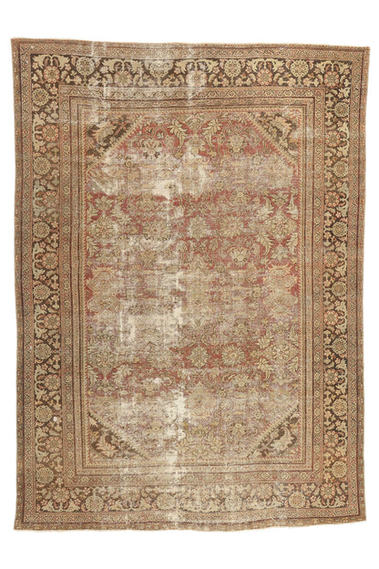 9 x 12 Antique Persian Mahal Rug 76822