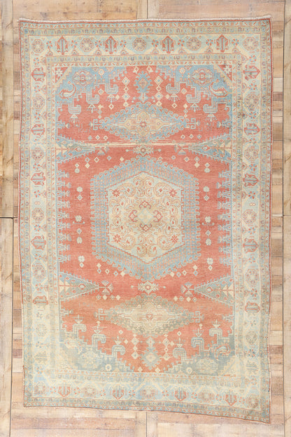 7 x 12 Vintage Persian Viss Rug 61353