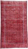 4 x 7 Vintage Red Turkish Sivas Rug 52012