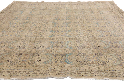 8 x 10 Antique Persian Tabriz Rug 61386