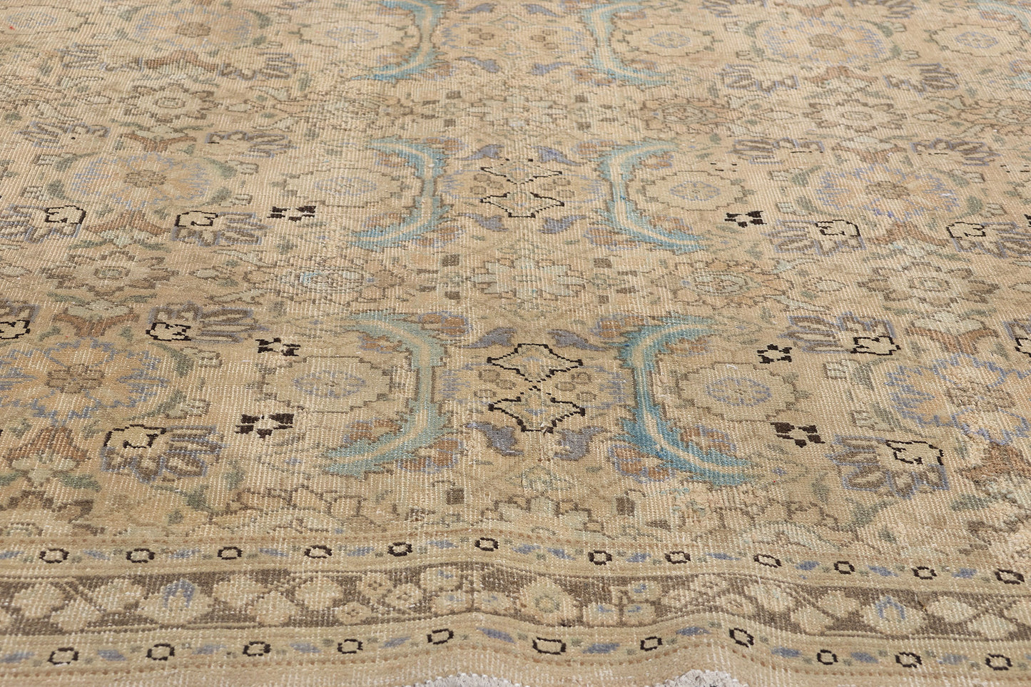 8 x 10 Antique Persian Tabriz Rug 61386
