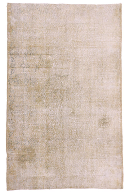4 x 6 - Beige Vintage Turkish Sivas Rug - 51982