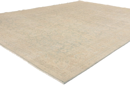 8 x 11 - Beige Vintage Turkish Sivas Rug - 53162