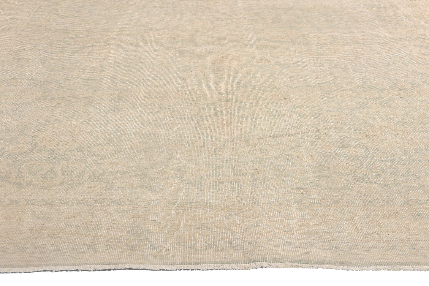 8 x 11 - Beige Vintage Turkish Sivas Rug - 53162