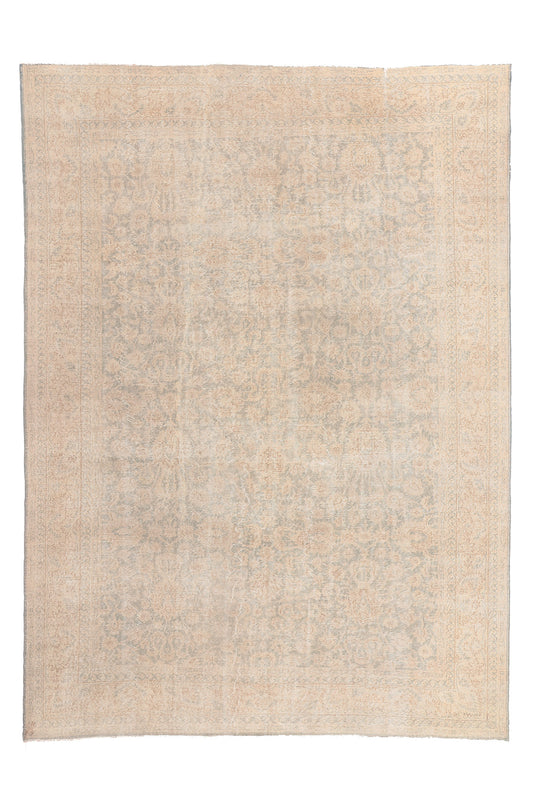8 x 11 - Beige Vintage Turkish Sivas Rug - 53162
