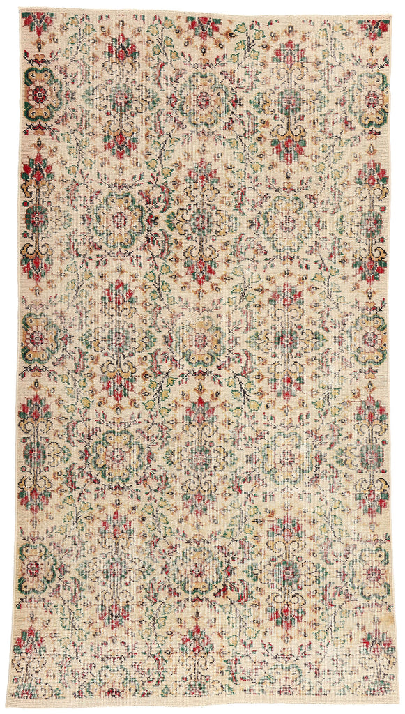 4 x 7 Vintage Turkish Sivas Rug 52011